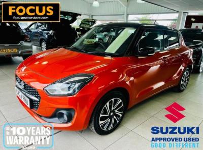 Suzuki Swift 1.2 Dualjet 83 12V Hybrid SZ5 5dr Auto Hatchback Petrol ORANGE at Suzuki UCL Milton Keynes
