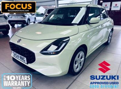 Suzuki Swift 1.2 Mild Hybrid Motion 5dr Hatchback Petrol YELLOW at Suzuki UCL Milton Keynes