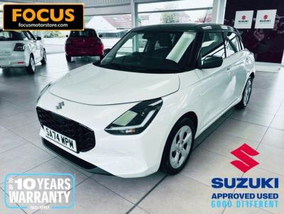 Suzuki Swift 1.2 Mild Hybrid Motion 5dr Hatchback Petrol WHITE at Suzuki UCL Milton Keynes