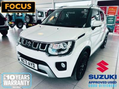 Suzuki Ignis 1.2 Dualjet 12V Hybrid SZ5 5dr CVT Hatchback Petrol WHITE at Suzuki UCL Milton Keynes