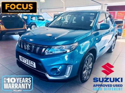 Suzuki Vitara 1.4 Boosterjet 48V Hybrid SZ-T 5dr Hatchback Petrol TURQUOISE at Suzuki UCL Milton Keynes