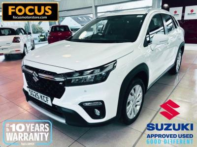 Suzuki S-Cross 1.4 Boosterjet 48V Hybrid Motion 5dr Hatchback Petrol WHITE at Suzuki UCL Milton Keynes