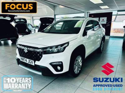 Suzuki S-Cross 1.4 Boosterjet 48V Hybrid Motion 5dr Hatchback Petrol WHITE at Suzuki UCL Milton Keynes