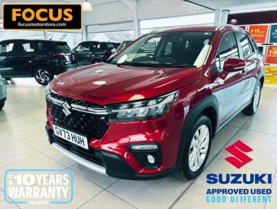 Suzuki S-Cross 1.5 Hybrid Motion 5dr AGS Hatchback Petrol/Electric Hybrid RED at Suzuki UCL Milton Keynes