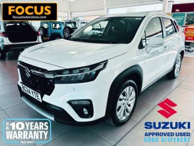 Suzuki S-Cross 1.5 Hybrid Motion 5dr AGS Hatchback Petrol/Electric Hybrid WHITE at Suzuki UCL Milton Keynes