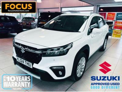 Suzuki Sx4 S-cross 1.5 Hybrid Motion 5dr AGS Hatchback Petrol/Electric Hybrid WHITE at Suzuki UCL Milton Keynes