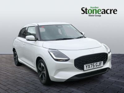 Suzuki Swift 1.2 MHEV Ultra CVT Euro 6 (s/s) 5dr Hatchback Hybrid White at Suzuki UCL Milton Keynes
