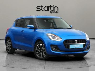 Suzuki Swift 1.2 Dualjet MHEV SZ5 CVT Euro 6 (s/s) 5dr Hatchback Hybrid SPEEDY BLUE at Suzuki UCL Milton Keynes