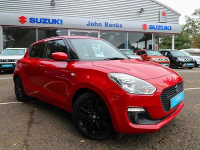 Suzuki Swift 1.2 Sz-T Dualjet Shvs Hatchback Hybrid Red at Suzuki UCL Milton Keynes