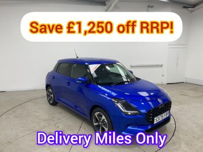 Suzuki Swift 1.2 Mild Hybrid Ultra 5dr CVT Hatchback Petrol Blue at Suzuki UCL Milton Keynes