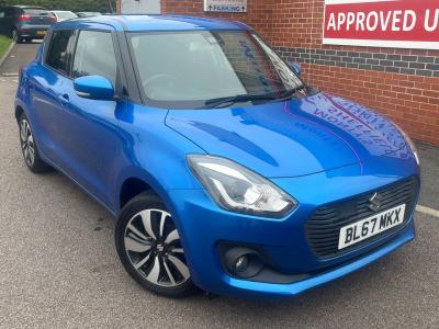 Suzuki Swift 1.0 Boosterjet SHVS SZ5 5dr Hatchback Petrol BLUE at Suzuki UCL Milton Keynes