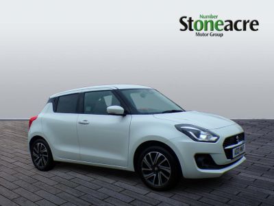 Suzuki Swift 1.2 Dualjet 83 12V Hybrid SZ5 5dr Auto Hatchback Hybrid White at Suzuki UCL Milton Keynes