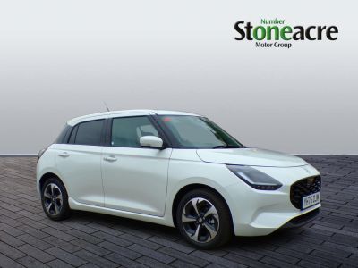 Suzuki Swift 1.2 MHEV Ultra Euro 6 (s/s) 5dr Hybrid White at Suzuki UCL Milton Keynes