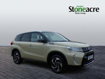 Suzuki Vitara 1.4 Boosterjet MHEV Ultra Euro 6 (s/s) 5dr Hatchback Hybrid Beige at Suzuki UCL Milton Keynes
