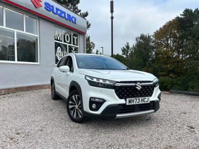 Suzuki S-Cross 1.5 Hatchback Ultra Hatchback Petrol / Electric Hybrid white at Suzuki UCL Milton Keynes