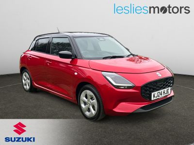 Suzuki Swift 1.2 Hatchback Motion Hatchback Petrol Burning Red Pearl Metallic/black roof at Suzuki UCL Milton Keynes