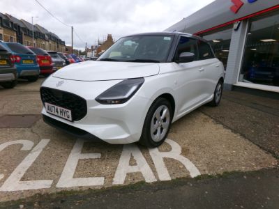 Suzuki Swift 1.2 Mild Hybrid Motion 5dr CVT Hatchback Petrol White With Grey Roof at Suzuki UCL Milton Keynes