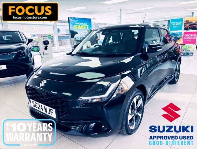 Suzuki Swift 1.2 Mild Hybrid Ultra 5dr Hatchback Petrol BLACK