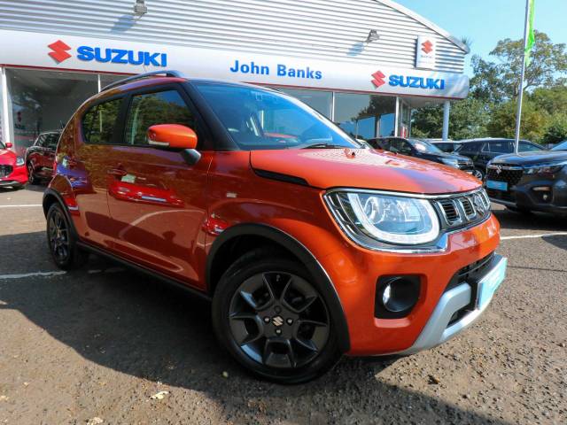 Suzuki Ignis 1.2 Sz5 Dualjet Mhev Cvt Hatchback Hybrid Orange & Black