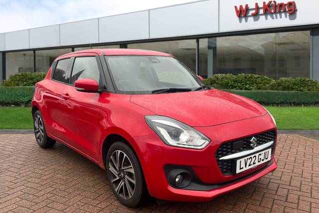 Suzuki Swift 1.2 Dualjet Mhev Sz5 Hatchback 5dr Petrol Hybrid Manual Euro 6 (s/s) (83 Ps) Hatchback Petrol Metallic - Burning red pearl