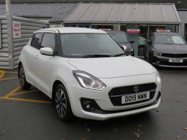 Suzuki Swift 1.0 Boosterjet GPF SHVS SZ5 Hatchback 5dr Petrol Hybrid Manual Euro 6 (s/s) (111 ps) Hatchback Hybrid White