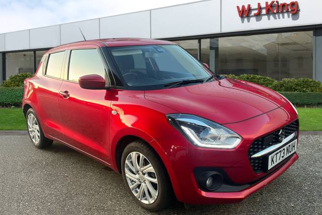 Suzuki Swift 1.2 Dualjet Mhev Sz T Hatchback 5dr Petrol Hybrid CVT Euro 6 (s/s) (83 Ps) Hatchback Petrol Solid - Bright red