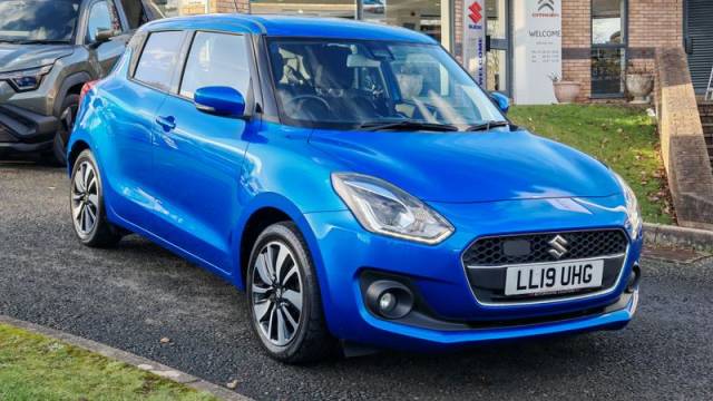 Suzuki Swift 1.0 Boosterjet SZ5 Hatchback 5dr Petrol Hybrid Manual Euro 6 (s/s) (111 ps)**ONE OWNER, BALANCE OF SUZUKI 10 YEAR WARRANTY INTACT** Hatchback Hybrid Blue