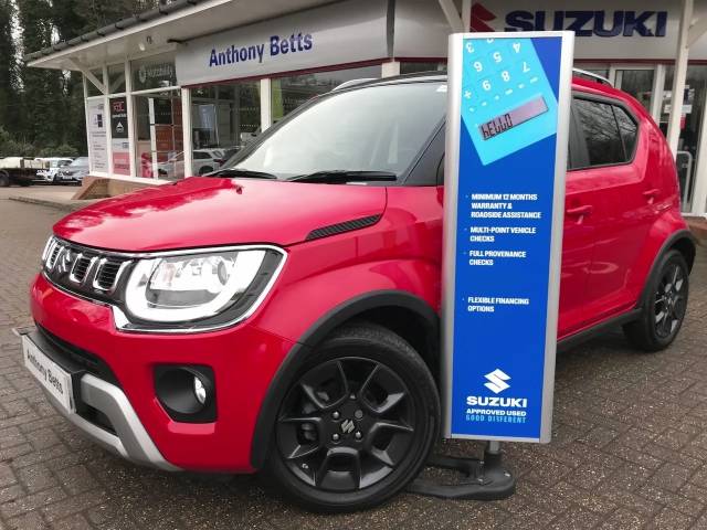 Suzuki Ignis 1.2 Hatchback SZ5 Hatchback Petrol Red with Black Contrast Roof