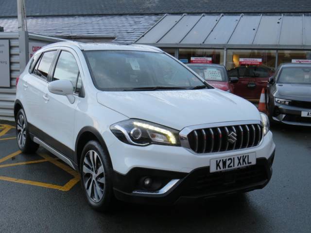 Suzuki Sx4 S-cross 1.4 Boosterjet MHEV SZ5 SUV 5dr Petrol Hybrid Manual ALLGRIP Euro 6 (s/s) (129 ps) SUV Hybrid White