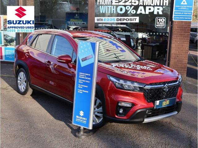 Suzuki S-Cross 1.5 Hybrid Motion 5dr AGS Hatchback Petrol/Electric Hybrid RED