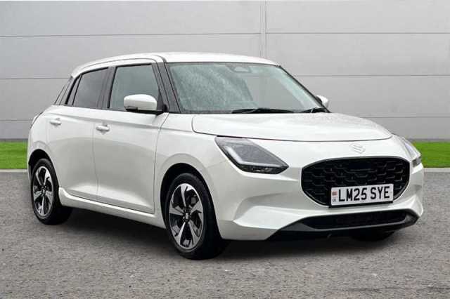 Suzuki Swift 1.2 Mild Hybrid Ultra 5dr CVT Hatchback Petrol Pearl - Pure white