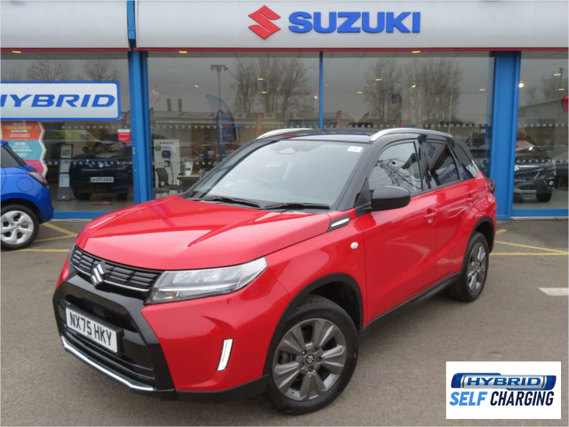 Suzuki Vitara 1.4 Boosterjet Mild Hybrid Motion 5dr Estate Petrol Red