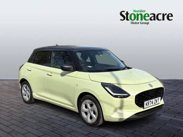 Suzuki Swift 1.2 MHEV Motion CVT Euro 6 (s/s) 5dr Hatchback Hybrid Yellow