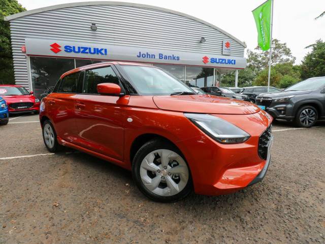 Suzuki Swift 1.2 Mild Hybrid Motion 5dr CVT Hatchback Hybrid Orange