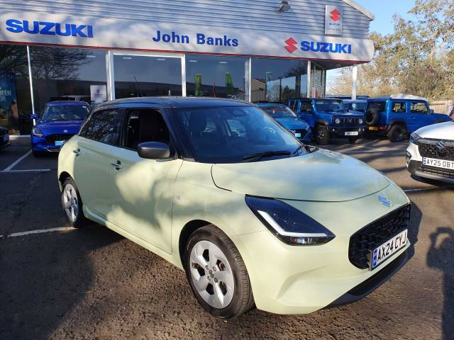 Suzuki Swift 1.2 Mild Hybrid Motion manual Hatchback Hybrid Yellow & Grey Two Tone