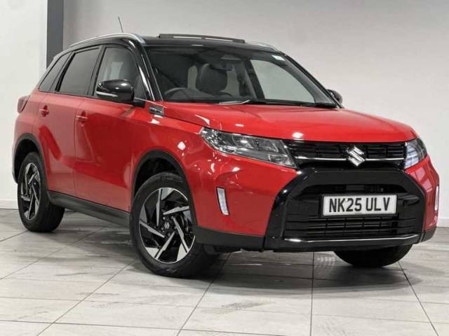 Suzuki Vitara 1.4 Boosterjet MHEV Ultra SUV 5dr Petrol Hybrid Manual Euro 6 (s/s) (129 ps) Hatchback Hybrid Bright Red/Black Roof