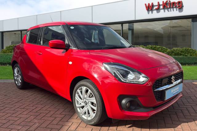Suzuki Swift 1.2 Dualjet Mhev Sz T Hatchback 5dr Petrol Hybrid CVT Euro 6 (s/s) (83 Ps) Hatchback Petrol Burning Red Pearl