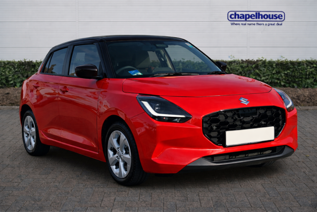 Suzuki Swift 1.2 Mild Hybrid Motion 5dr Hatchback Petrol Red And Black