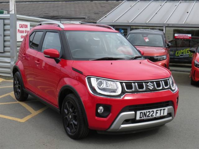 Suzuki Ignis 1.2 Dualjet MHEV SZ5 Hatchback 5dr Petrol Hybrid Manual ALLGRIP Euro 6 (s/s) (83 ps) Hatchback Hybrid Red