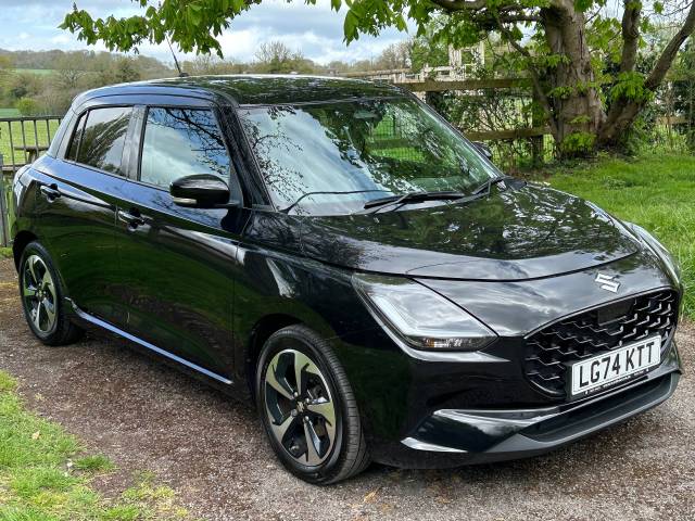 Suzuki Swift 1.2 MHEV Ultra Hatchback 5dr Petrol Hybrid CVT Euro 6 (s/s) (82 ps) Hatchback Hybrid Black