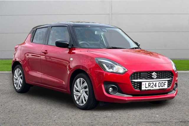Suzuki Swift 1.2 DUALJET 83 12V HYBRID SZ-T 5DR AUTO Hatchback Petrol Burning Red / Super Black