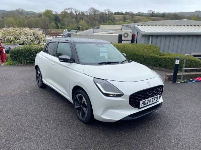 Suzuki Swift 1.2 MHEV Ultra Hatchback 5dr Petrol Hybrid Manual Euro 6 (s/s) (82 ps) Hatchback Hybrid White