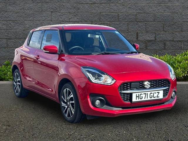 Suzuki Swift 1.2 Dualjet MHEV SZ5 Hatchback 5dr Petrol Hybrid CVT Euro 6 (s/s) (83 ps) Hatchback Hybrid Red