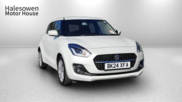 Suzuki Swift 1.2 Dualjet MHEV SZ-T Hatchback 5dr Petrol Hybrid CVT Euro 6 (s/s) (83 ps) Hatchback Hybrid White