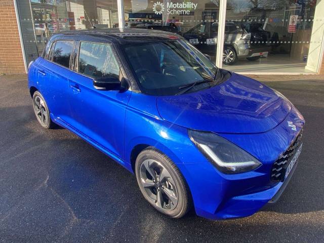 Suzuki Swift 5dr Hat 1.2 Mild Hybrid Ultra Hatchback Hybrid Frontier Blue / Super Black