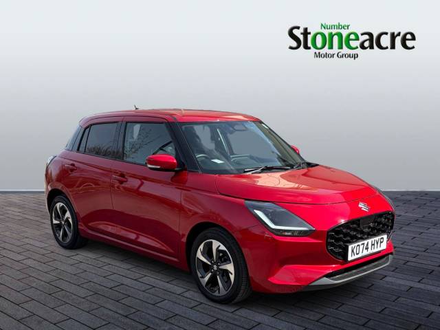 Suzuki Swift 1.2 MHEV Ultra CVT Euro 6 (s/s) 5dr Hatchback Hybrid Red