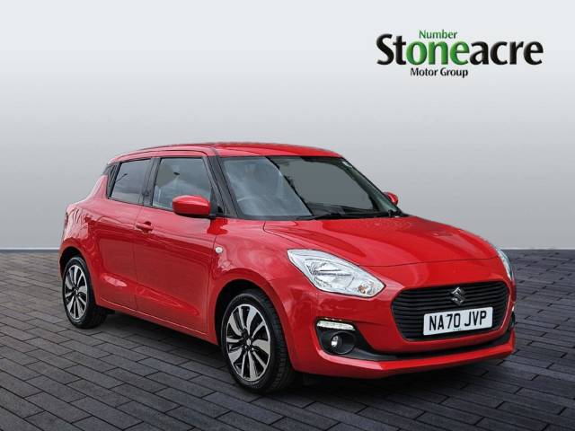 Suzuki Swift 1.2 Dualjet MHEV SZ-T Hatchback 5dr Petrol Hybrid Manual Euro 6 (s/s) (90 ps) Hatchback Hybrid Red