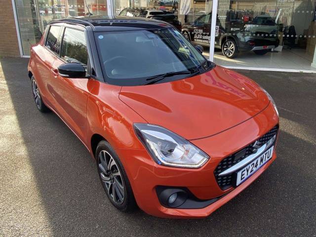 Suzuki Swift 1.2 Dualjet 83 12V Hybrid SZ5 5dr Auto Hatchback Hybrid Flame Orange and Black