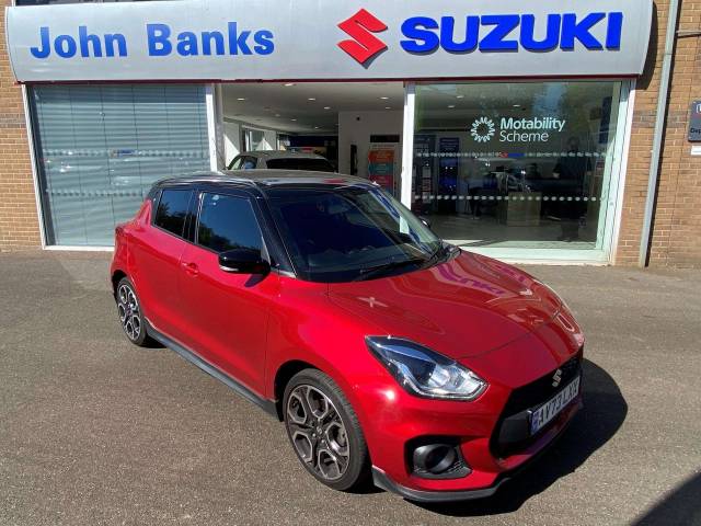 Suzuki Swift 1.4 Boosterjet 48V Hybrid Sport 5dr Hatchback Hybrid Red