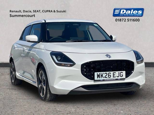 Suzuki Swift 1.2 Mild Hybrid Ultra 5dr Hatchback Petrol Pearl - Pure white